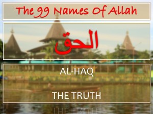 Treatment using name Al-Haqq