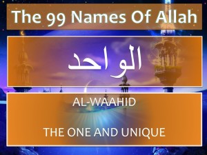Treatment using name Al-Wahid