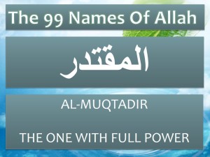 Treatment using name Al-Muqtadir
